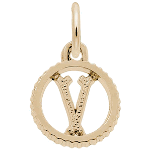 Init-v Charm 10K Gold - 10-4190-22-10K