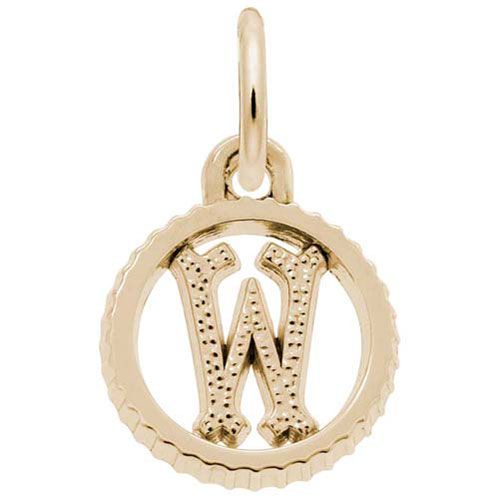Init-w Charm 14K Gold - 10-4190-23-14K