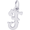 Initial F Charm Silver - 10-4766-6