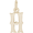 Initial H Charm 10K Gold - 10-4766-8