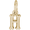 Initial H Charm Gold Plated - 10-5420-8