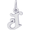 Initial J Charm Silver - 10-4765-10