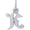Initial K Charm White Gold - 10-4765-11