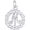 Initial M Charm White Gold - 10-0817-13