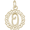 Initial O Charm 10K Gold - 10-0817-15