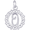 Initial O Charm Silver - 10-0817-15