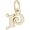 Initial P Charm 10K Gold - 10-4765-16