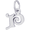 Initial P Charm White Gold - 10-4765-16