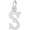Initial S Charm Silver - 10-4766-19