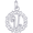 Initial U Charm White Gold - 10-0817-21