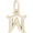 Initial W Charm 14K Gold - 10-4765-23