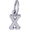 Initial X Charm White Gold - 10-5420-24