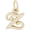 Initial Z Charm Gold Plated - 10-4765-26