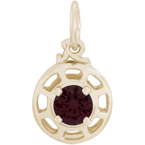 Insightful June Stone Charm - 14K Gold