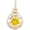 Insightful November Stone Charm - Gold Plated