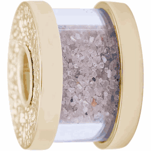 Island Sand Charm Bead Small Charm Gold Plated - 10-9173-0-GP