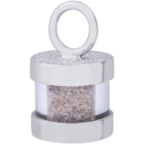 Island Sand Small Pendant - 14K White Gold