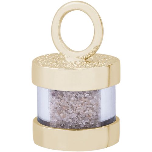 Island Sand Small Pendant - Gold Plated