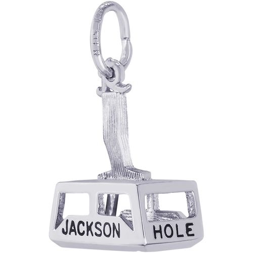 Jackson Hole Gondola Charm - Sterling Silver