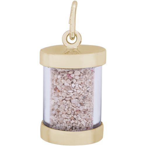 Jamaica Ocho Rios Sand Capsule Charm - 14K Gold