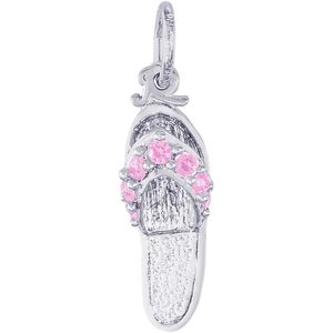 Jamaica Sandal Charm - Sterling Silver