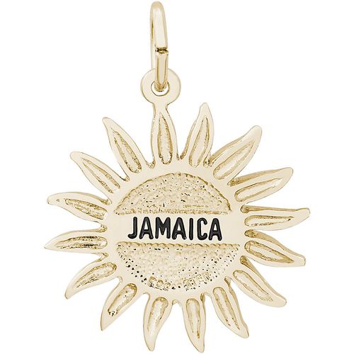 Jamaica Sun Large Charm - 14K Gold