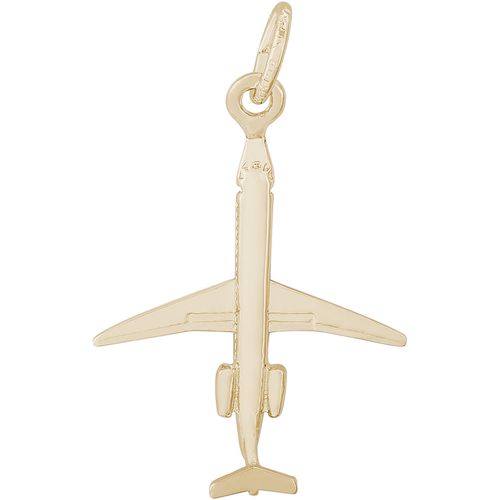 Jet Charm - 10K Gold - 10-8320
