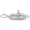 Jet Ski Charm White Gold - 10-6432