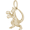Kangaroo Charm 10K Gold - 10-6229