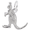 Kangaroo Charm Silver - 10-1520