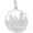 Kansas City Skyline Charm White Gold - 10-5721