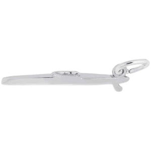 Kayak Charm 14K While Gold - 10-2653-0-14KW