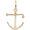 Kedge Anchor Charm 14K Gold - 10-1745