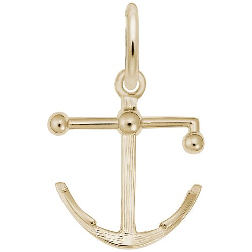Kedge Anchor Charm Gold Plated - 10-1745