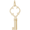 Key Charm Gold Plated - 10-0388
