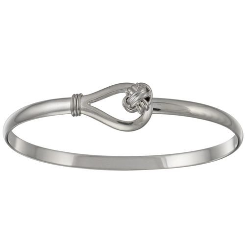 Knot Hook Bracelet - Sterling Silver 4mm 8.0 Inch
