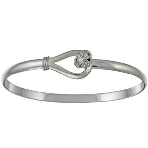 Knot Hook Bracelet - Sterling Silver 4mm 8.0 Inch