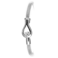 4mm Knot Mesh Hook SS Bracelet