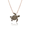 Koa Diamond Turtle Pendant 15mm, Hawaiian Inspired  Pendant, STP-36051K