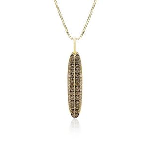 Koa Diamonds® Surfboard Pendant, Hawaiian Inspired Pendant, SFP-35818