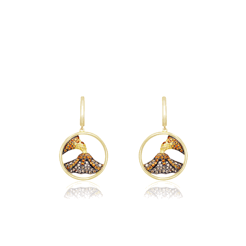 Koa Diamonds® Volcano Earrings