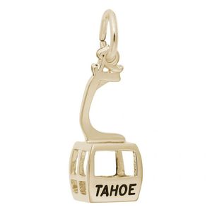 Lake Tahoe Gondola Charm - Gold Plated - 10-8474-gp