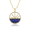 Lapis Sunset Diamond Pendant, Hawaiian Inspired  Pendant, SSP-0089/L