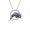 Large Dolphin Hoop Pendant, Hawaiian Inspired  Pendant, SDP-36059/ BSD