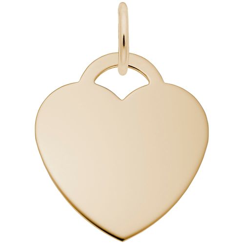 Large Heart - 35 Series Charm - 14K Gold - 10-8422-35