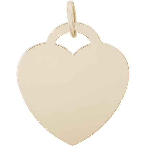 Large Heart - Classic Charm - 10K Gold - 10-8422