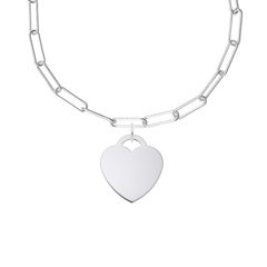 Large Heart Necklace Set