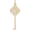 Large Key 4 Heart October Charm 10K Gold - 10-8410-10