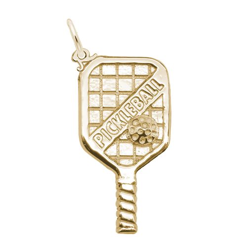 Large Lettered Pickleball Paddle - 10K Yellow Gold - 10-1034-0-10k