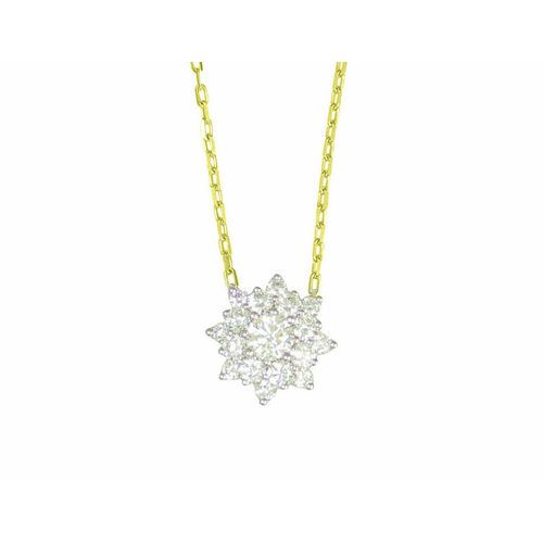 Large Lumina Diamond Cluster Pendant